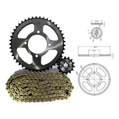 GENERICO - Kit De Transmisión Reforzado Original Yamaha Ybr 125