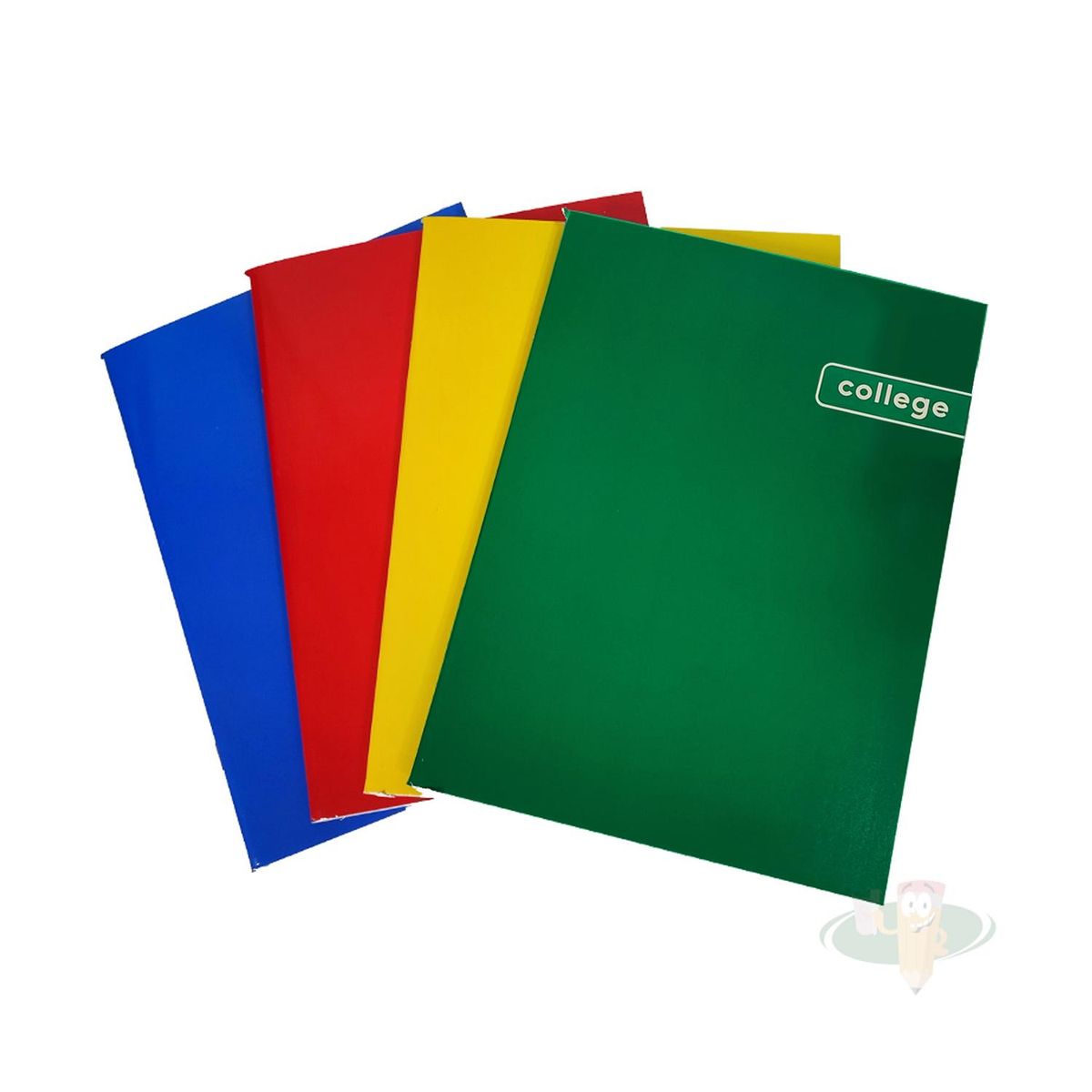 GENERICO - Pack 10 Cuaderno College 7mm 100 Hojas Color Surtido