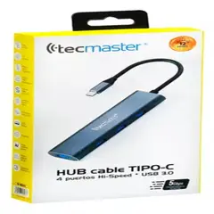 TECMASTER - Adaptador Hub Tipo C a Usb 3.0
