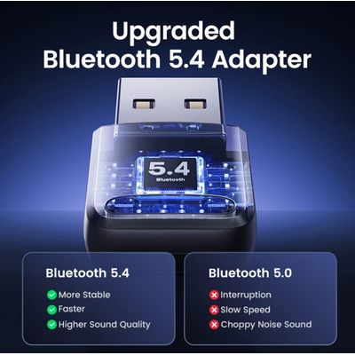 Imagen 2 del producto Adaptador Bluetooth V 5.4 USB PC Notebook Dongle