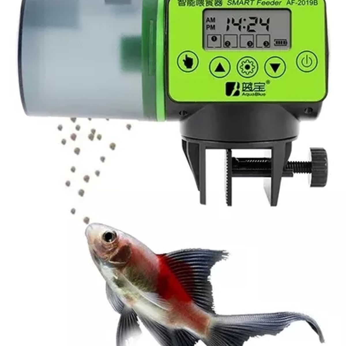 GENERICO - Alimentador Automatico  Para Peces Programables Para Acuario
