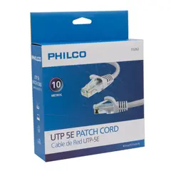PHILCO - Cable De Red Utp 5e 10metros Patch Cord
