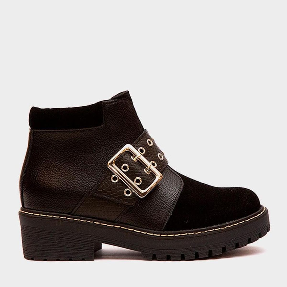 GIANI DAFIRENZE - Botin de mujer cuero negro Colimbo Giani Dafirenze