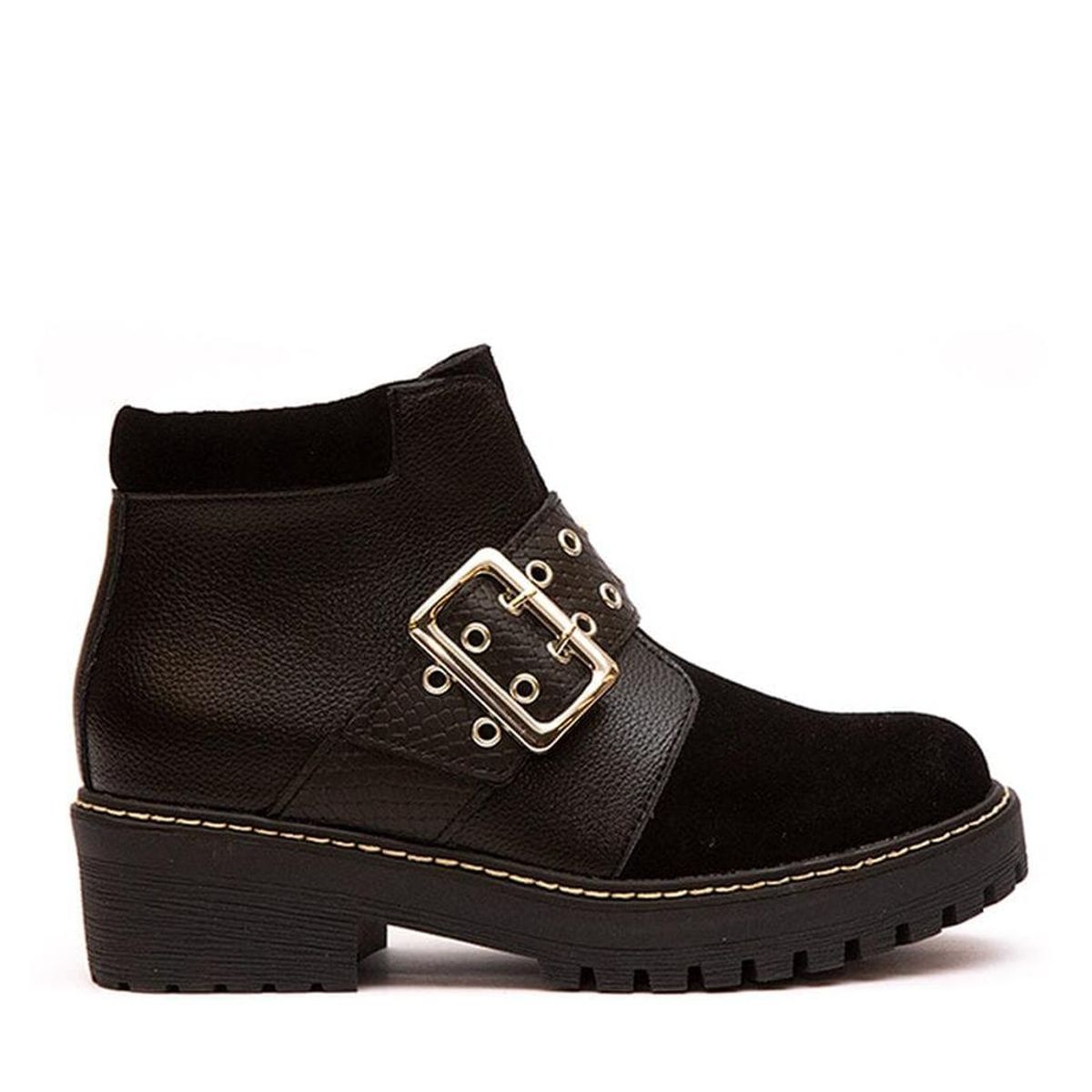 GIANI DAFIRENZE - Botin de mujer cuero negro Colimbo Giani Dafirenze