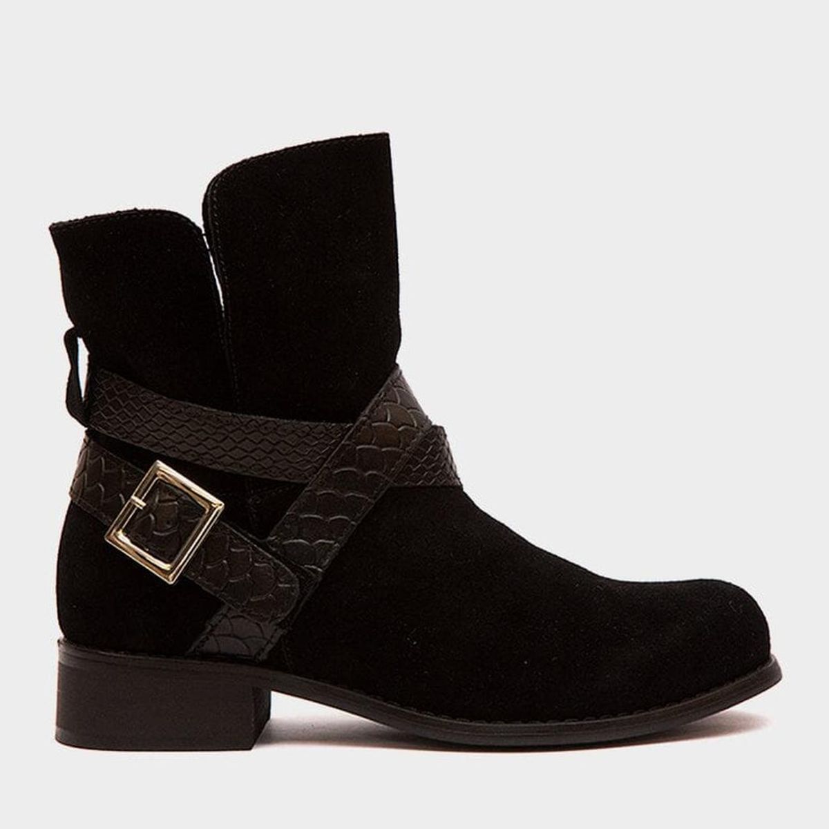 GIANI DAFIRENZE - Botin de mujer cuero negro Manutara Giani Dafirenze