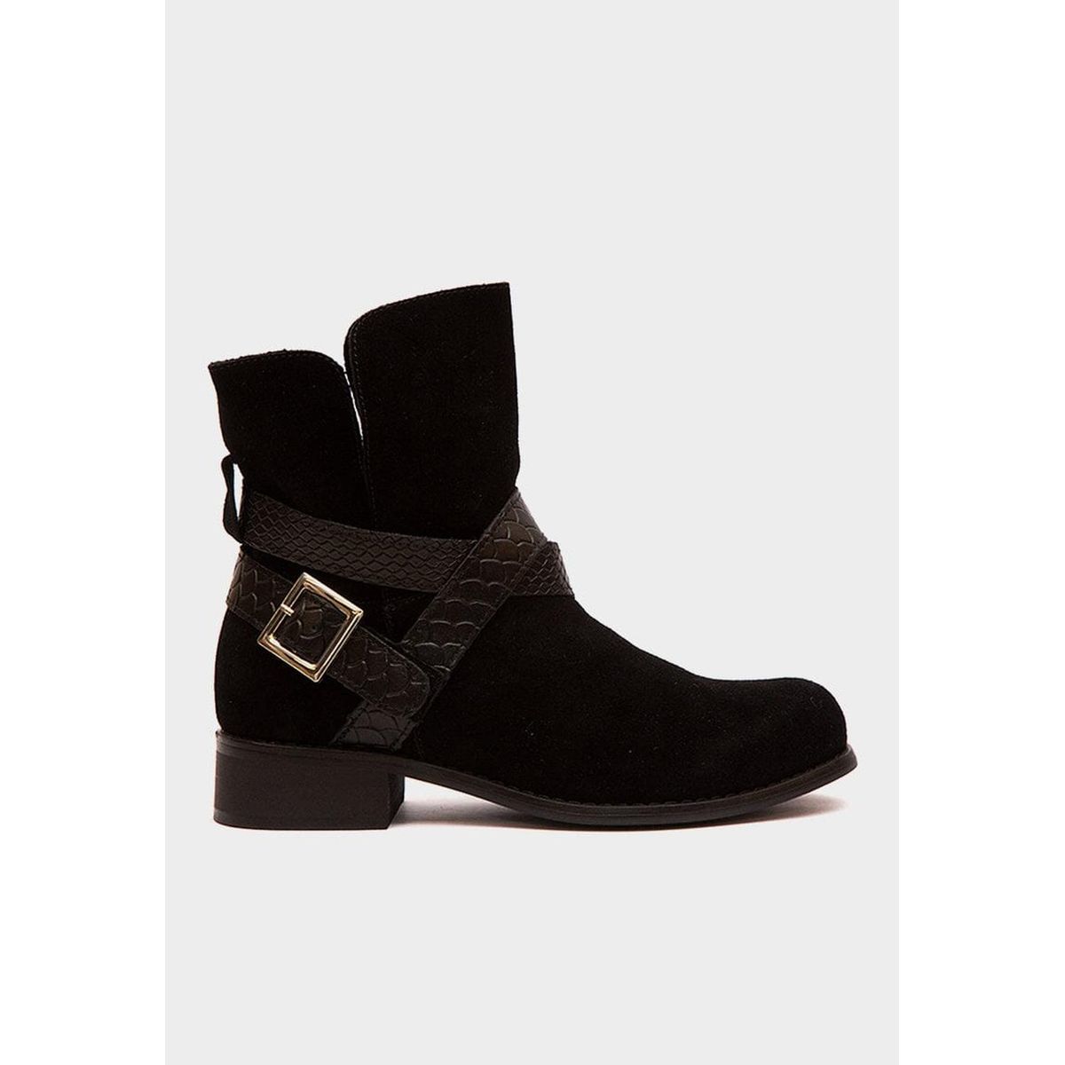 GIANI DAFIRENZE - Botin de mujer cuero negro Manutara Giani Dafirenze