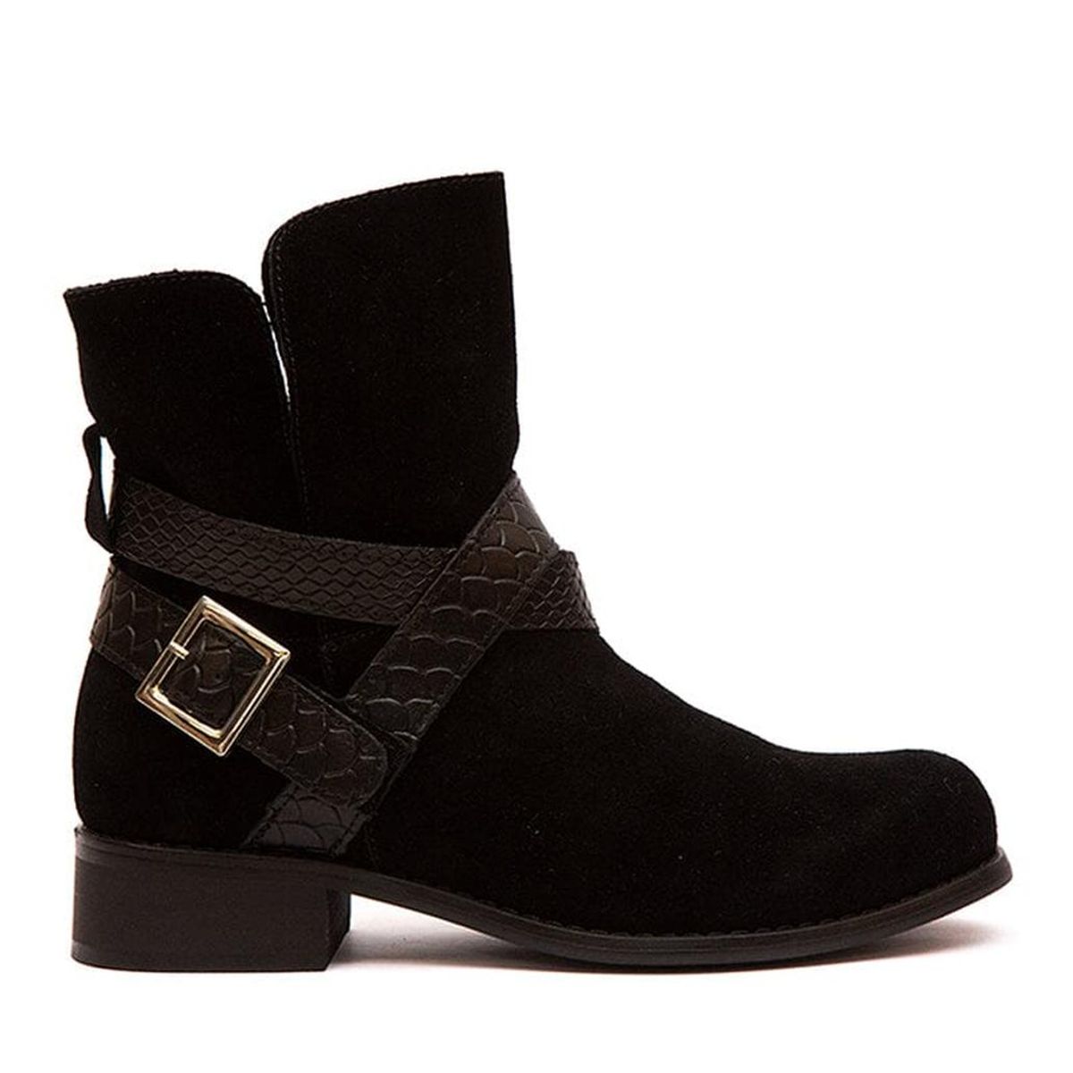 GIANI DAFIRENZE - Botin de mujer cuero negro Manutara Giani Dafirenze