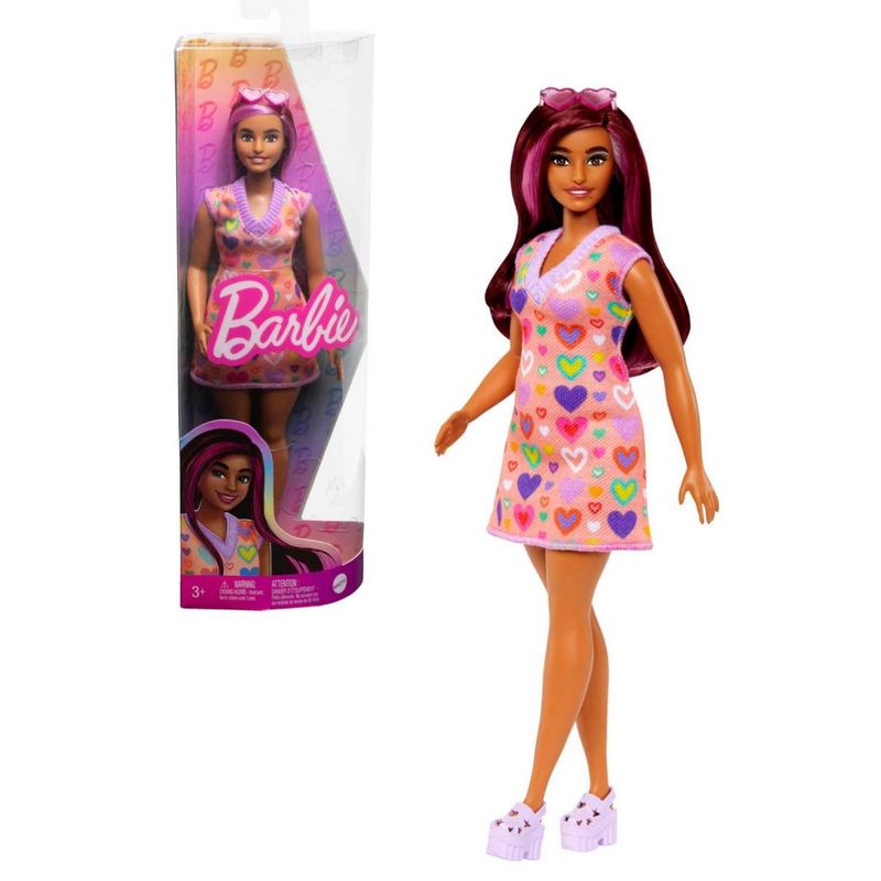BARBIE - Barbie Fashionistas - Vestido Corazones.-