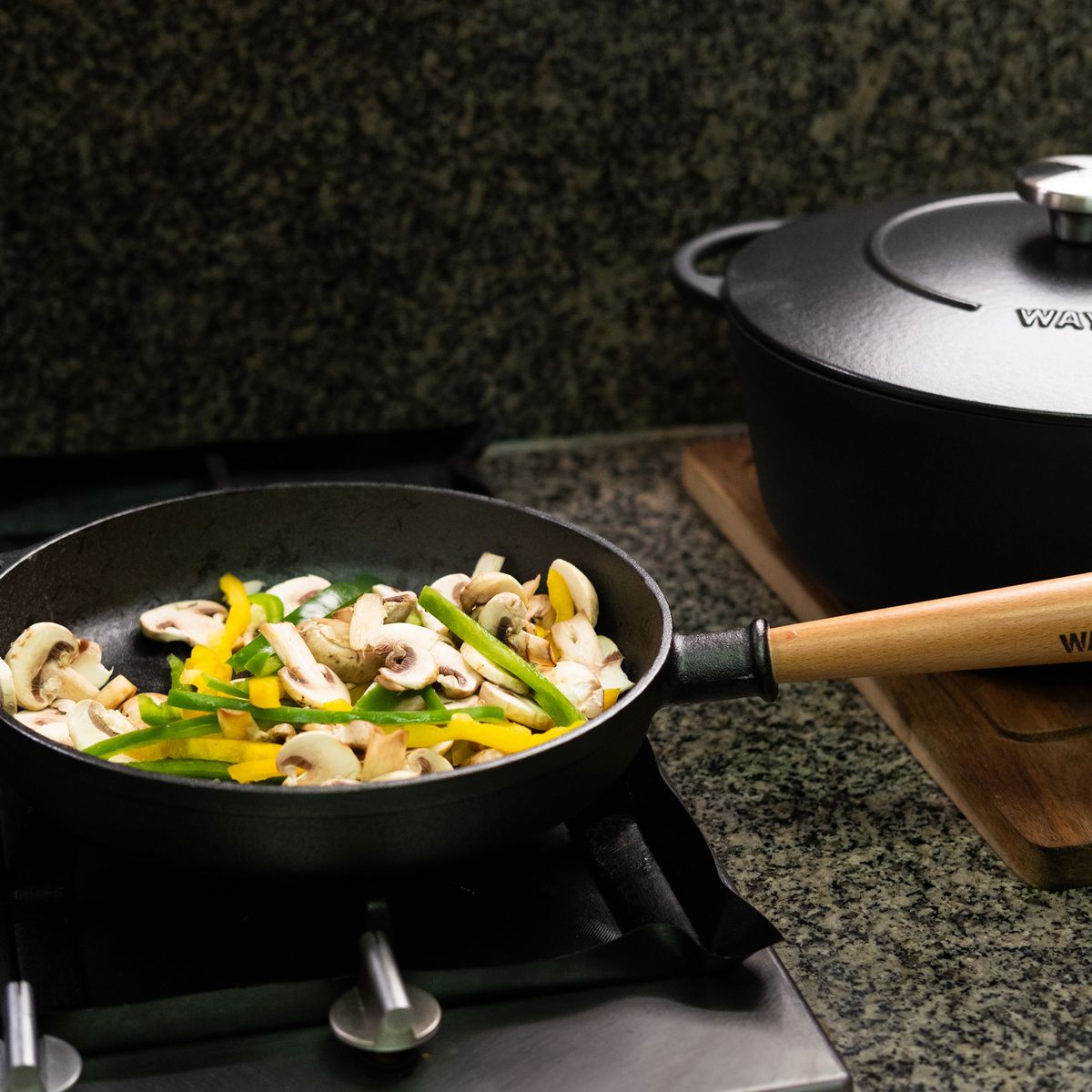 WAYU - Sarten Iron Cast Wayu 24 CM