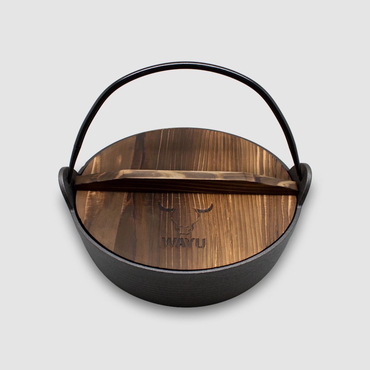 WAYU - Olla Con Tapa De Madera Wayu Iron Cast