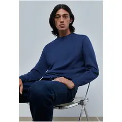 SCALPERS - Sweater Cuello Redondo Calavera Blue