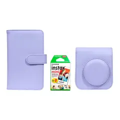 FUJIFILM - Kit de accesorios Instax Lilac Purple+ Pack Películas 2x10