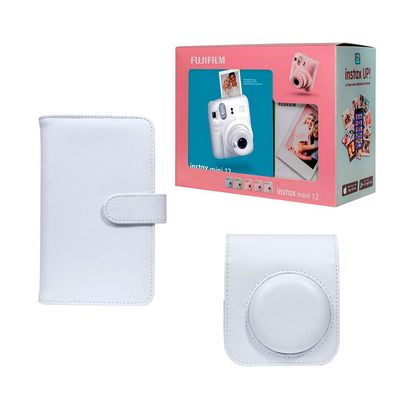 Fujifilm Kit Instax Mini 12 + Accesorios Clay White