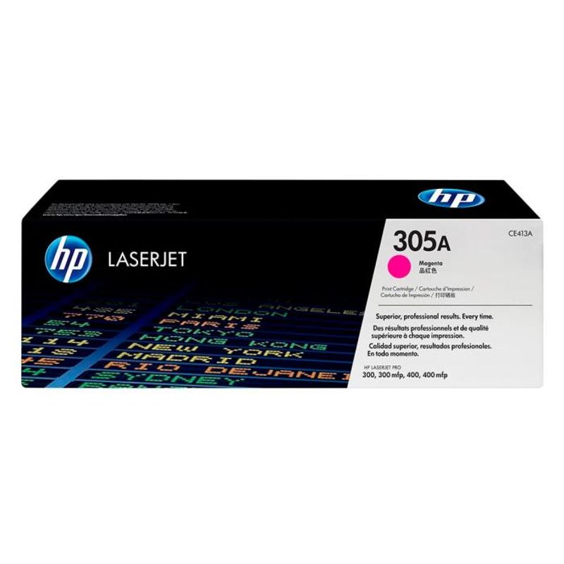 HP - Cartucho de Tóner HP 305A Magenta LaserJet Original HP.