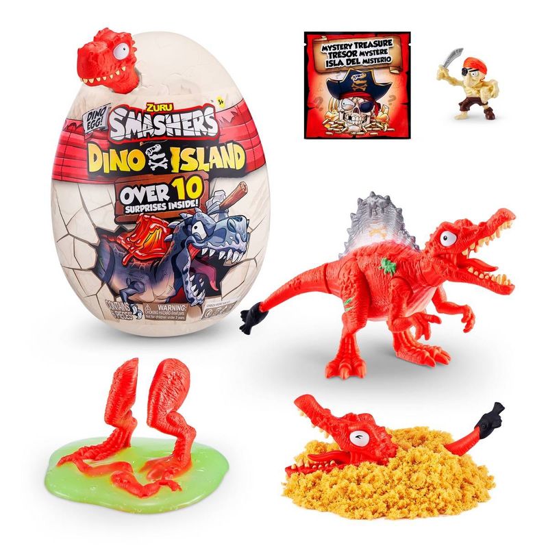 SMASHERS - Mini Huevosmashers Dino Island Zuru - Rojo