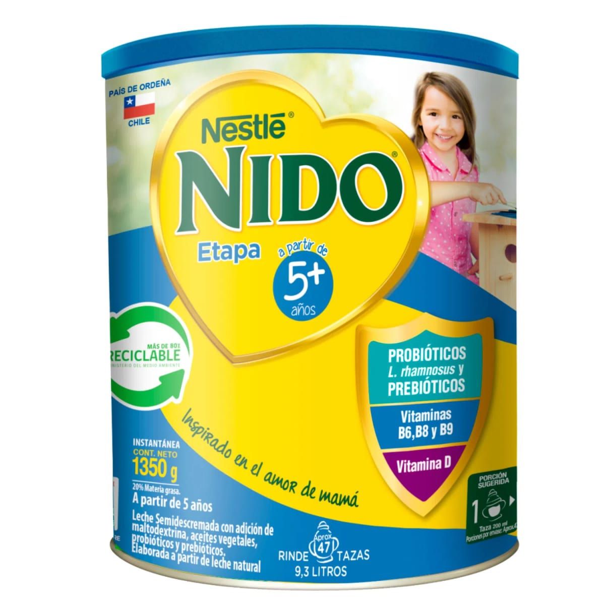 NESTLE - NIDO 5+ Tarro 1350gr