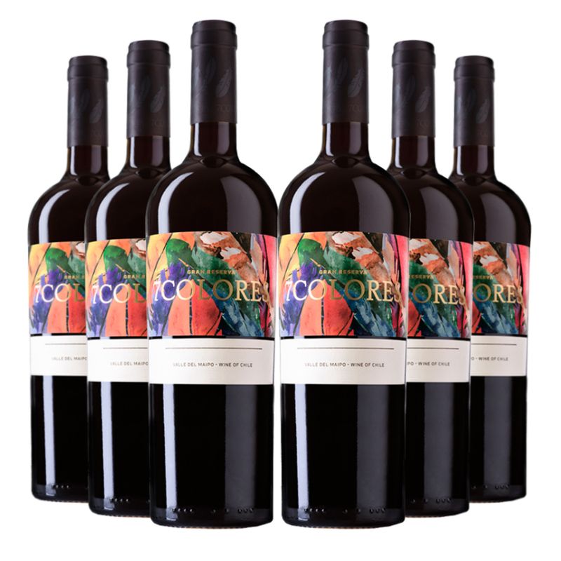 7 COLORES - 6 Vinos 7 Colores Gran Reserva Carmenere. 7 COLORES