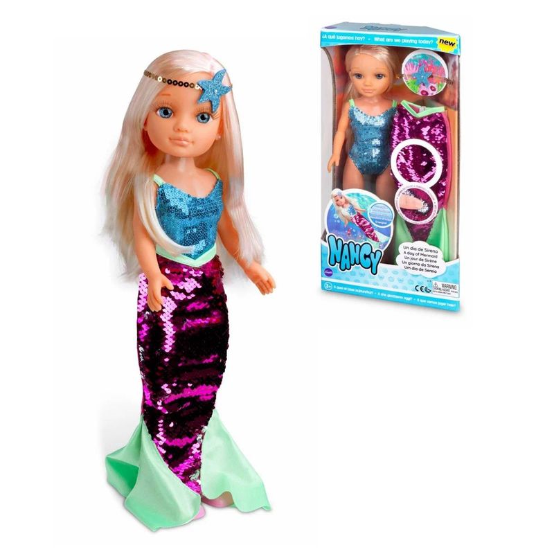 FAMOSA - Muñeca Nancy Sirena De 43 Cms