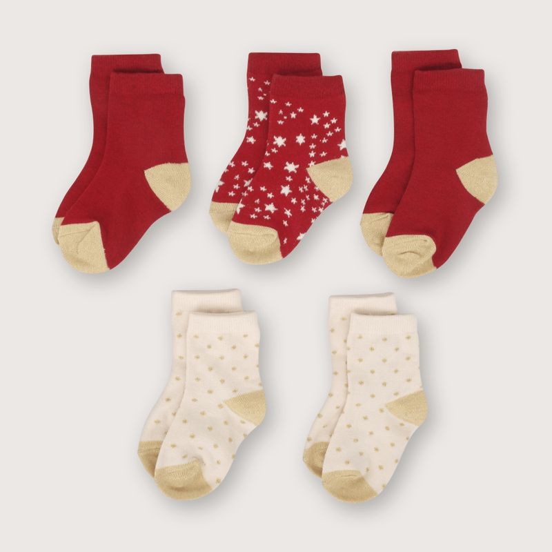 OPALINE - Calcetines Niña Burdeos 38808 Opaline