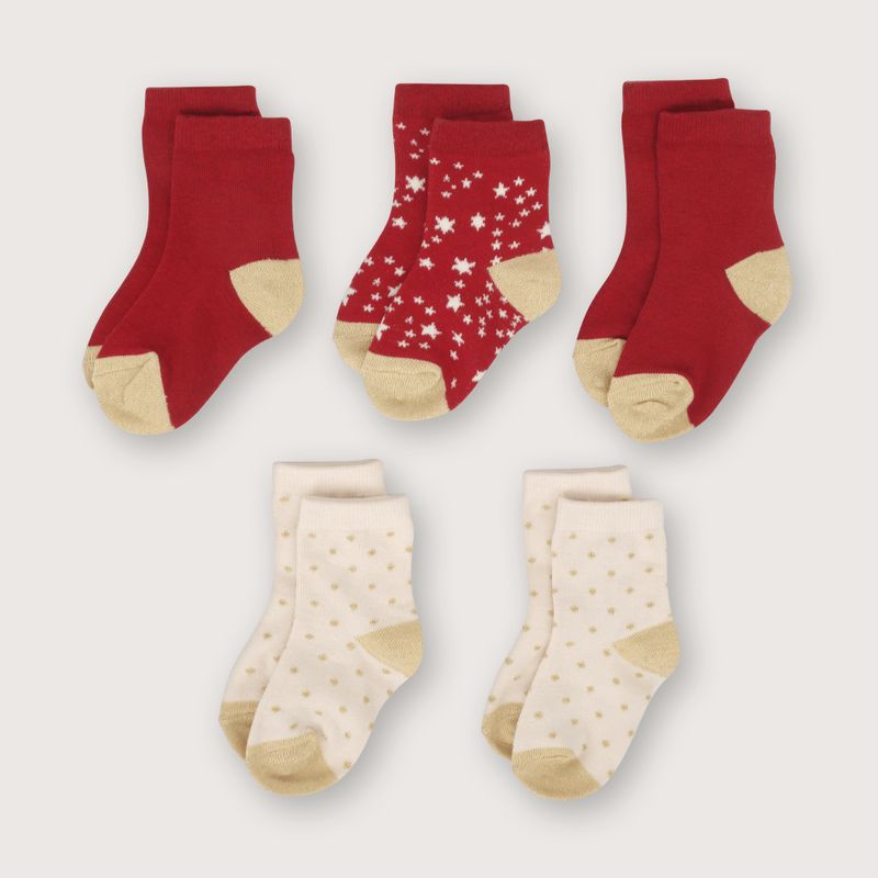 OPALINE - Calcetines Niña Burdeos 38808 Opaline