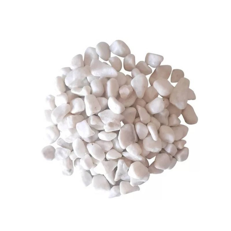 GENERICO - Malla de piedra decorativa para Jardín 250gr Blanco