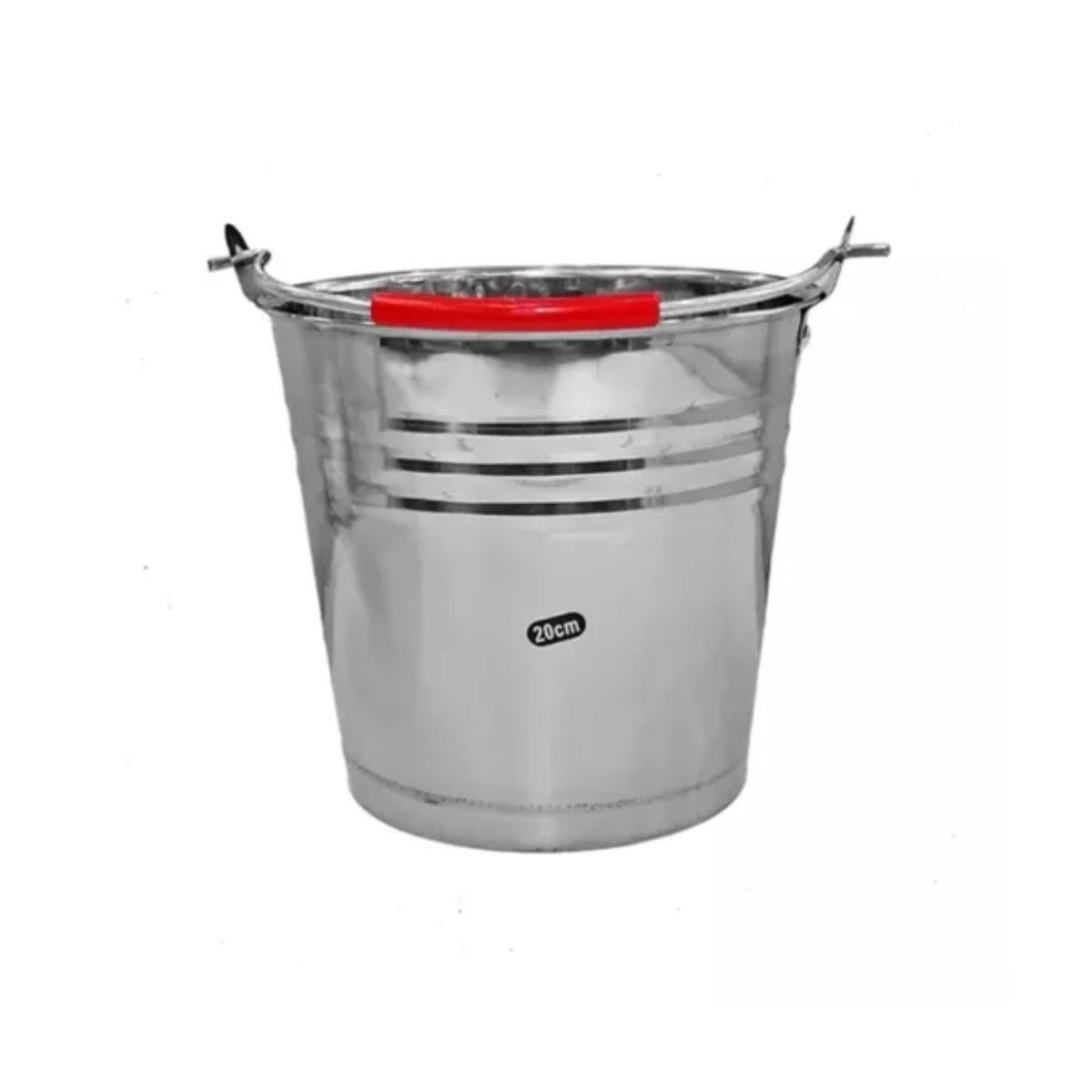 GENERICO - Tina Para Bebidas Cubo Metálica Hielo 20cm