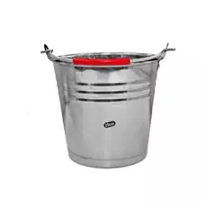 GENERICO - Tina Para Bebidas Cubo Metálica Hielo 20cm