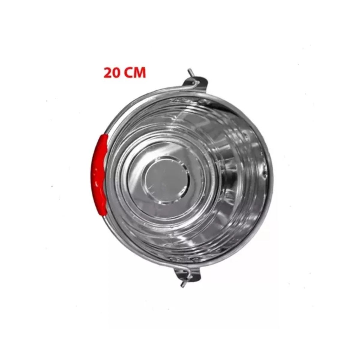 GENERICO - Tina Para Bebidas Cubo Metálica Hielo 20cm