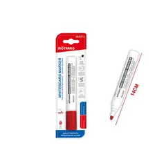 GENERICO - Marcador De Pizarra Rojo Set 3 Unidades