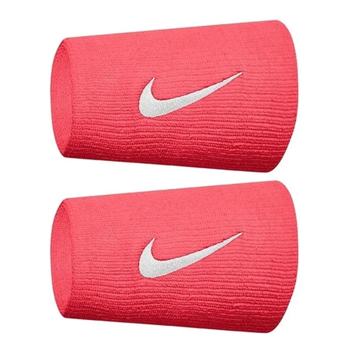 NIKE - Muñequera Nike Premier Larga Rosa Blanco X2 Tenis Padel