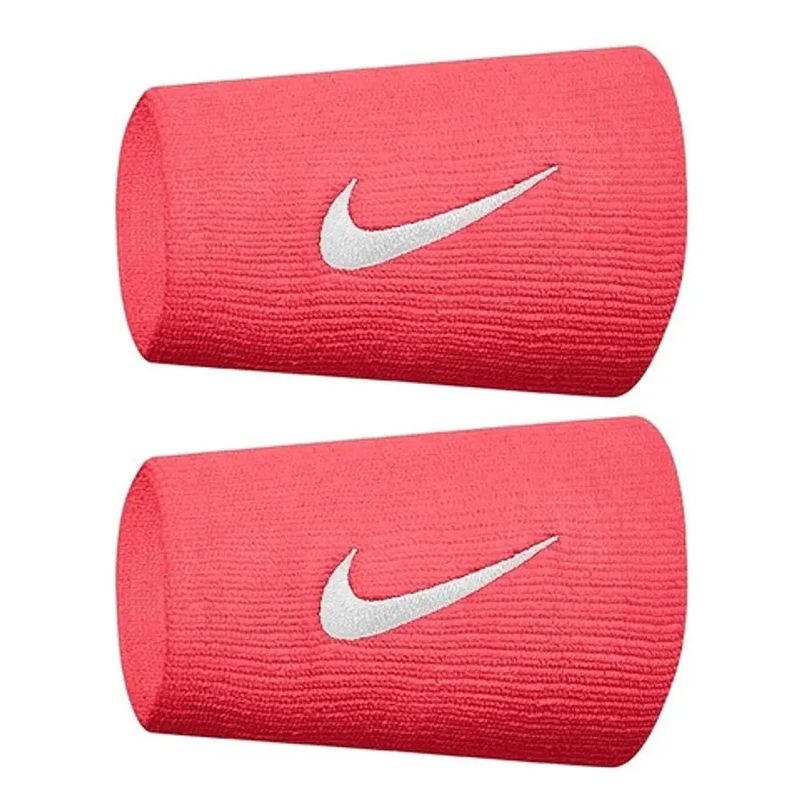 NIKE - Muñequera Nike Premier Larga Rosa Blanco X2 Tenis Padel