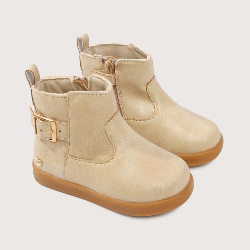 OPALINE - Bootie Niña Beige 38726 Opaline
