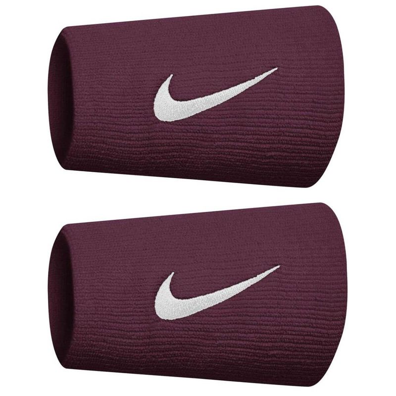 NIKE - Muñequera Nike Premier Larga Vinotinto X2 Tenis Padel
