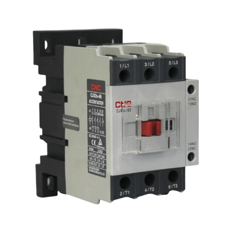 GENERICO - Contactor Trifasico 65A 1NO+1NC Bobina 220V CNC - CJX2s