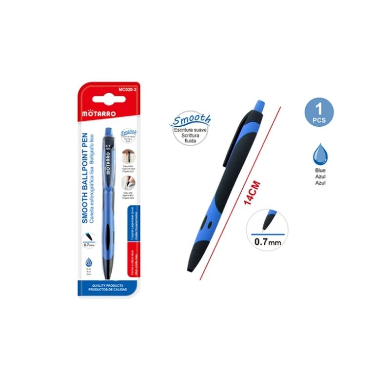 GENERICO - Bolígrafo Azul 0.7 mm Papeleria