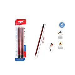 GENERICO - Set Lapices Gráfito 4 Piezas
