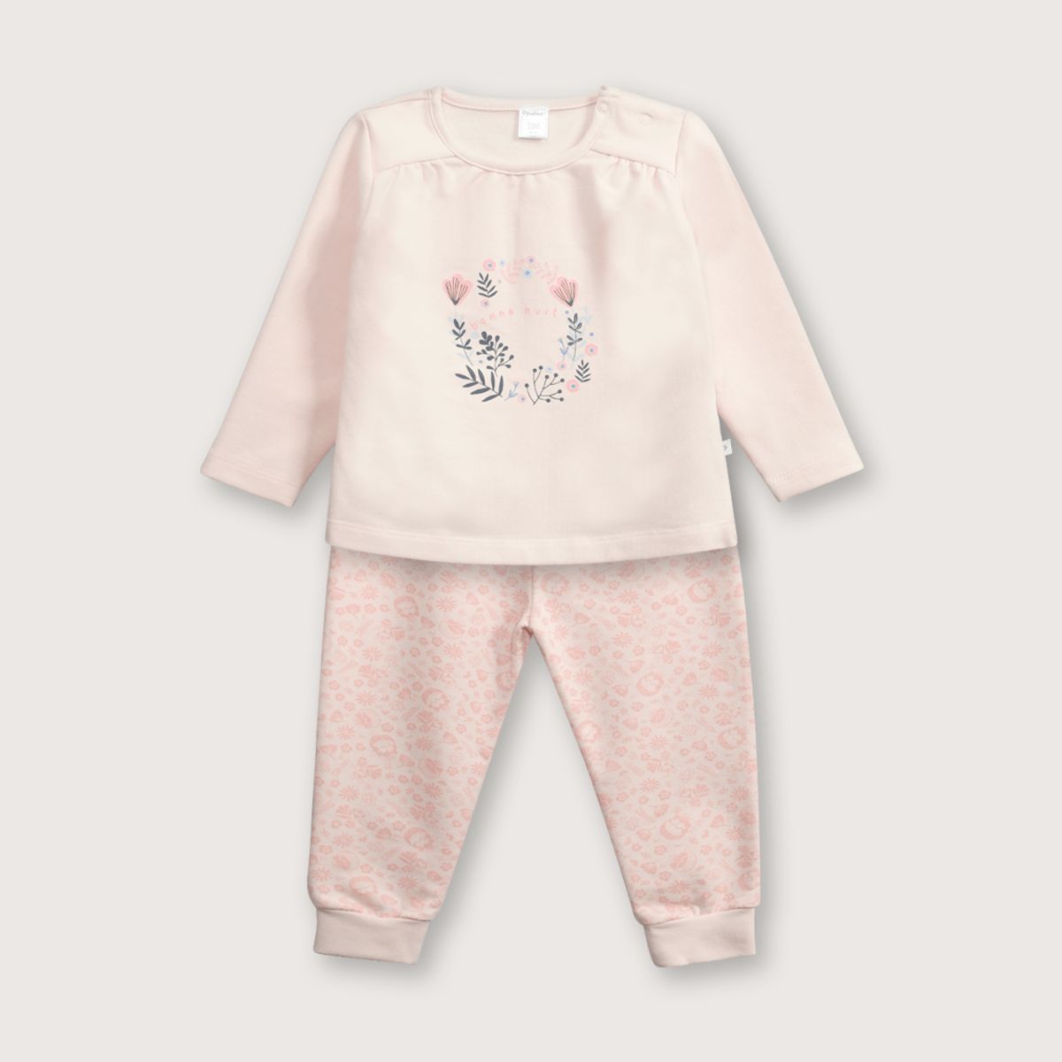 OPALINE - Pijama Niña Rosa 38846 Opaline
