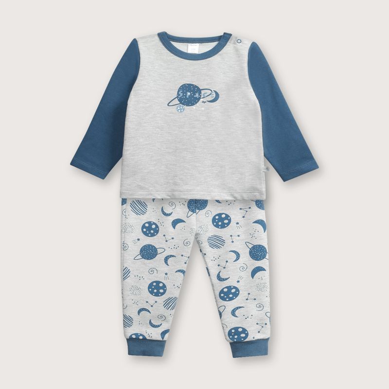 OPALINE - Pijama Niño Gris 38851 Opaline