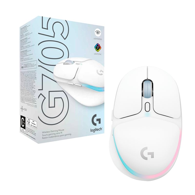 LOGITECH - Mouse Gamer Inalambrico Logitech G705 Aurora RGB 8200dpi
