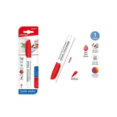 GENERICO - Marcador Textil Rojo 23mm 14Cm
