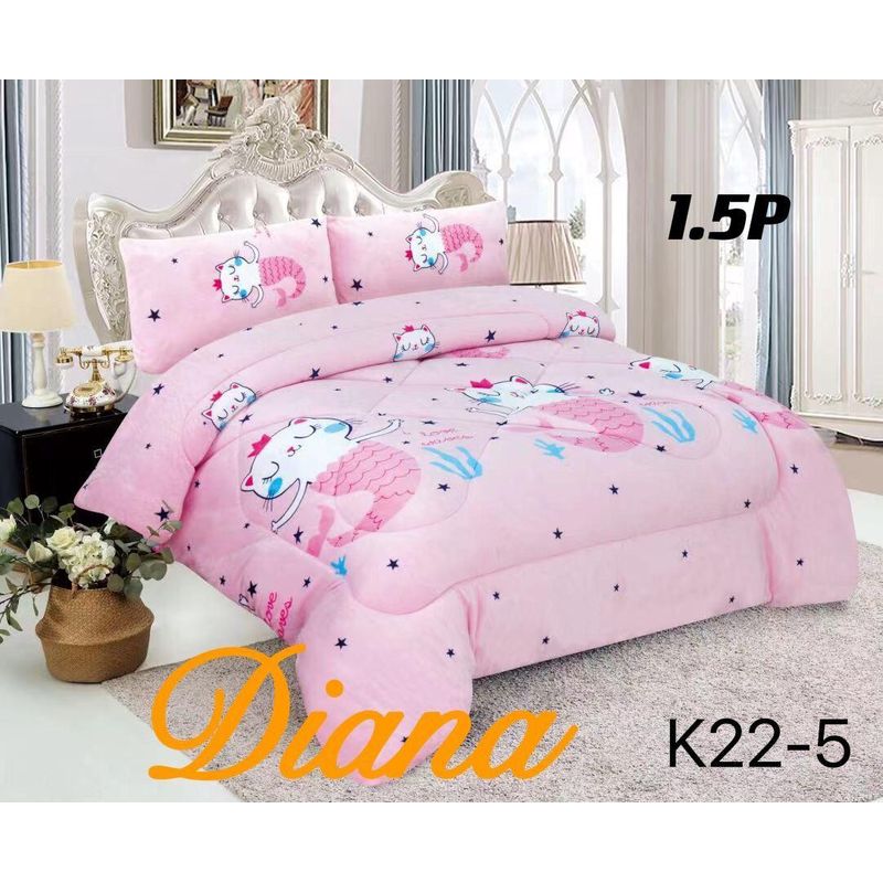 GENERICO - Cobertor de Invierno Plush con chiporro 1.5 plazas rosa niña