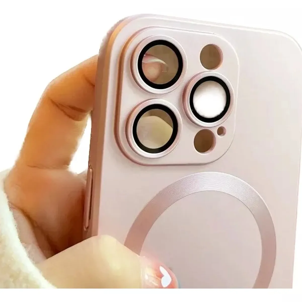 GENERICO - Carcasa Magsafe Metalizada Para iPhone 15 / 15 Pro / Pro Max