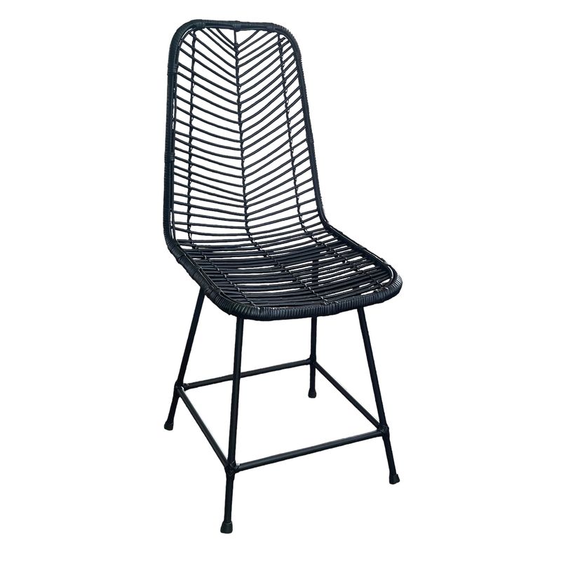 GENERICO - Silla comedor Espiga Black Artesanal