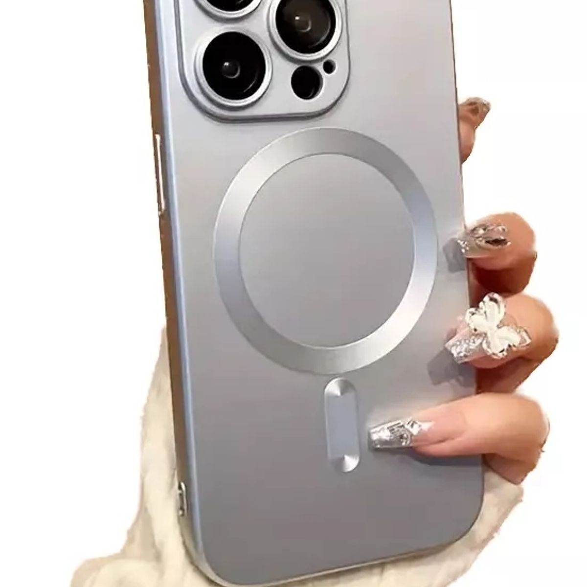 GENERICO - Carcasa Magsafe Metalizada Para iPhone 15 / 15 Pro / Pro Max