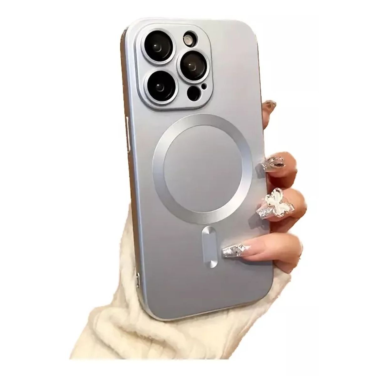 GENERICO - Carcasa Magsafe Metalizada Para iPhone 15 / 15 Pro / Pro Max