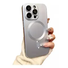 GENERICO - Carcasa Magsafe Metalizada Para iPhone 15 / 15 Pro / Pro Max