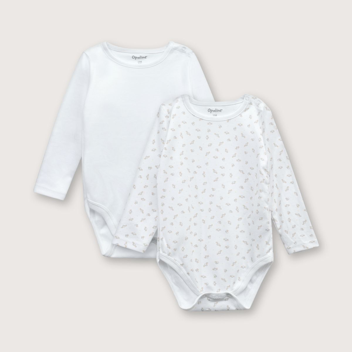 OPALINE - Bodys Unisex Blanco 38873 Opaline