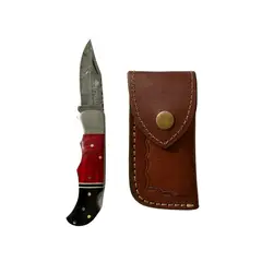 KOYAM - Cuchillo plegable Damasco original supervivencia 512 capas