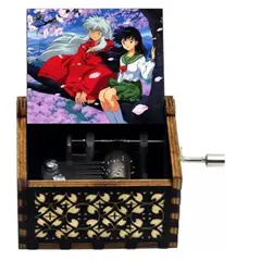 GENERICO - Caja Musical de Madera INUYASHA Melodía To Love´s End