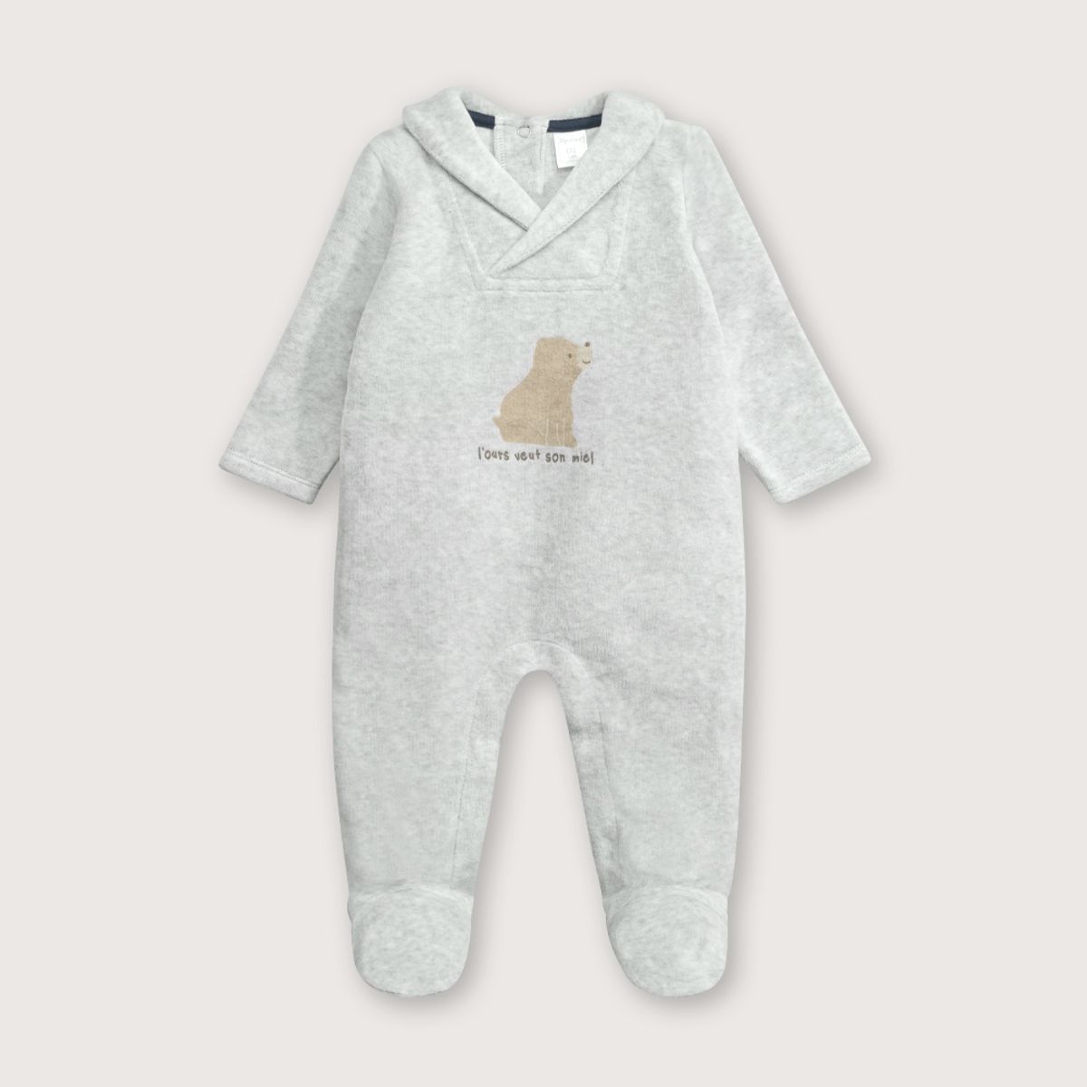 OPALINE - Osito Niño Gris 38776 Opaline